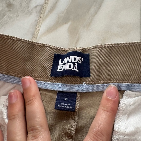 Lands' End Men's Khaki Chinos - Picture 6 of 7